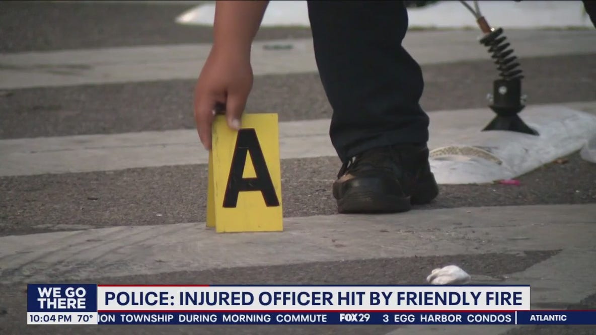 Officer injured in police-involved shooting was struck by 'friendly fire', police say